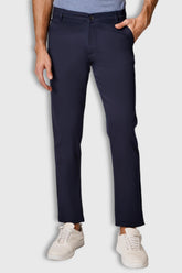 Fluidic Blue Color Lounge Trouser